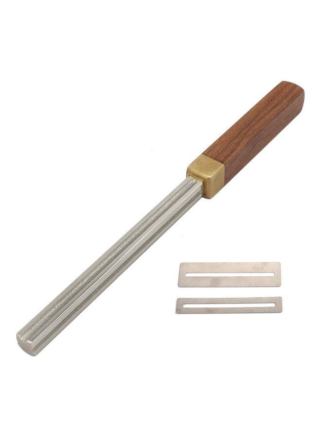 Generic Diamond Guitar Fret File with Fretboard Guard Dressing File Extra Narrow Medium Wide 4 Edge  - Image 1