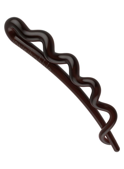 3 Pcs - Waver The Traceless Hair Clip Pretty Dark