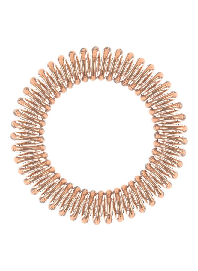 invisibobble 3 Pcs - Slim The Elegant Hair Ring Bronze Me Pretty - Image 1