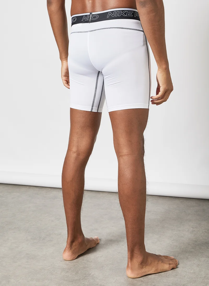 Nike Pro Dri-FIT Training Shorts White