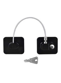 Generic Safety Cable Fridge Window Lock With Key Set  - Image 1