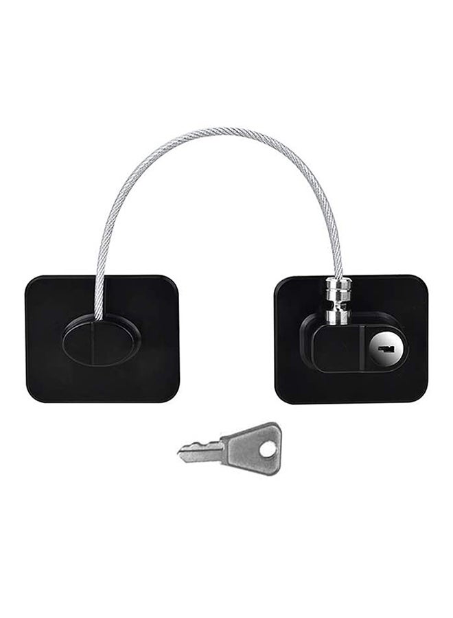 Generic - Safety Cable Fridge Window Lock With Key Set - Image 1