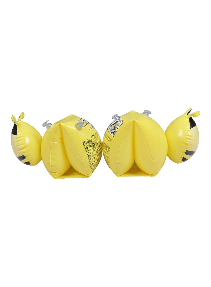 mumbo Jumbo - Bee Arm Bands Inflated Pool Float, Suitable For Age 3+, Portable And Travel Friendly, Premium Quality 23 x 15cm - Image 1