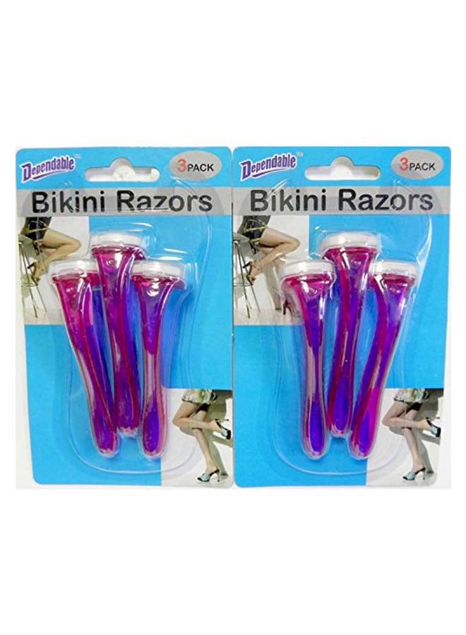 Dependable Pack Of 2 Bikini Razor Blue - Image 2