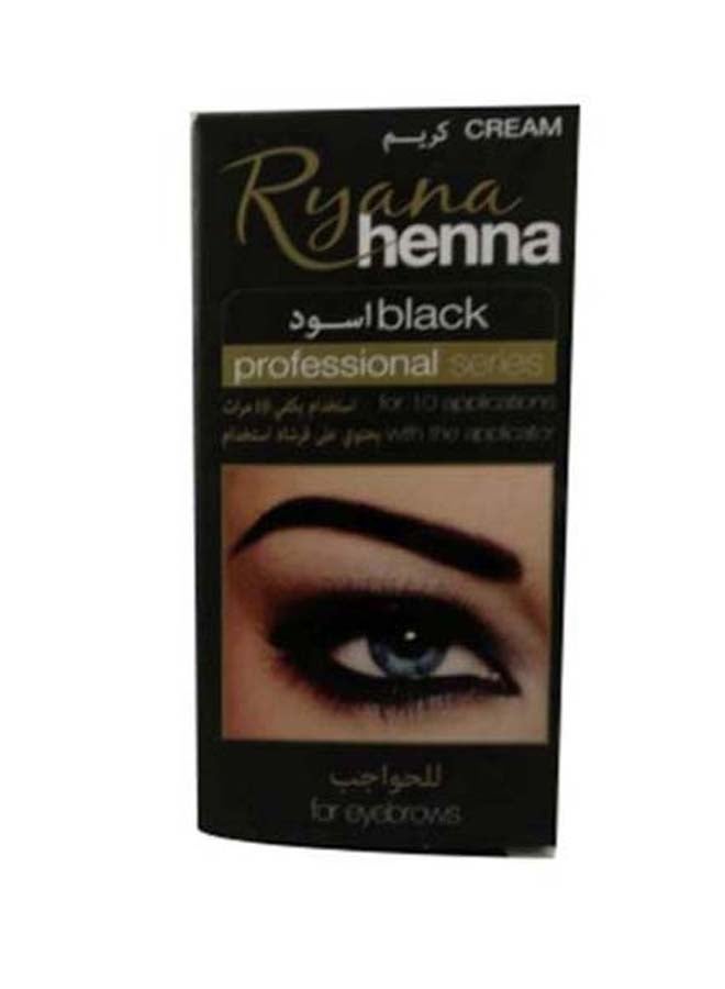 Ryana - Professional Henna Cream For Eyebrows Black 30ml - Image 1