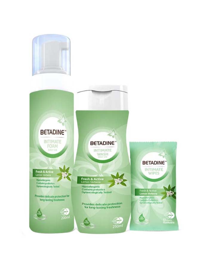 BETADINE Fresh And Active Lemon Verbena Intimate Foam 200ml  - Image 3