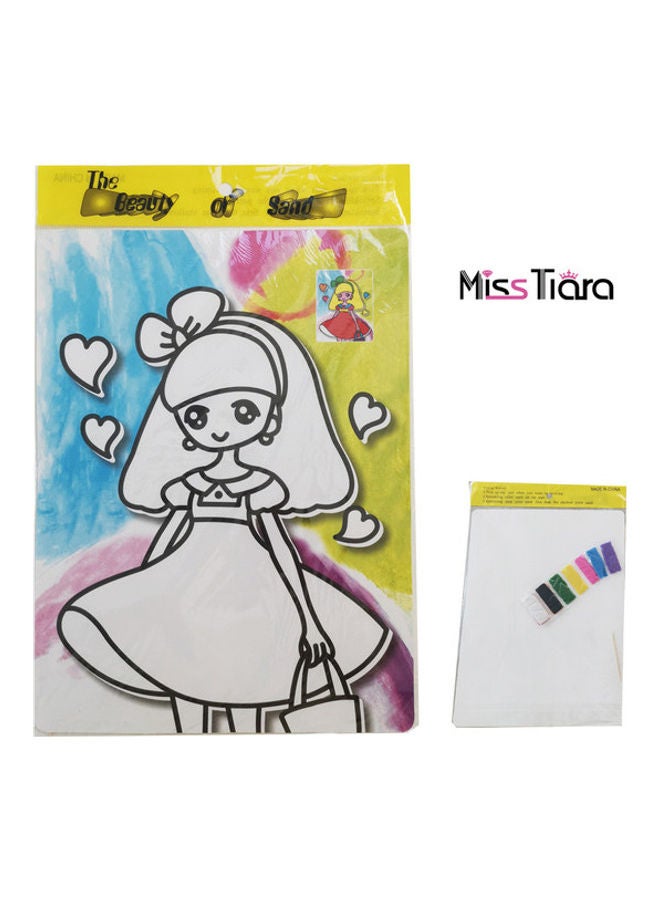 MissTiara 10 Sheets Random Sand Art Painting Cards Set 27.5x20cm  - Image 2