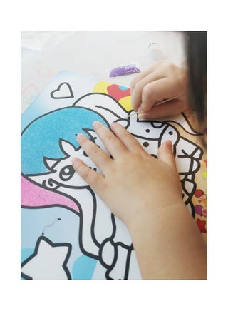 10 Sheets Random Sand Art Painting Cards Set 27.5x20cm - view 4
