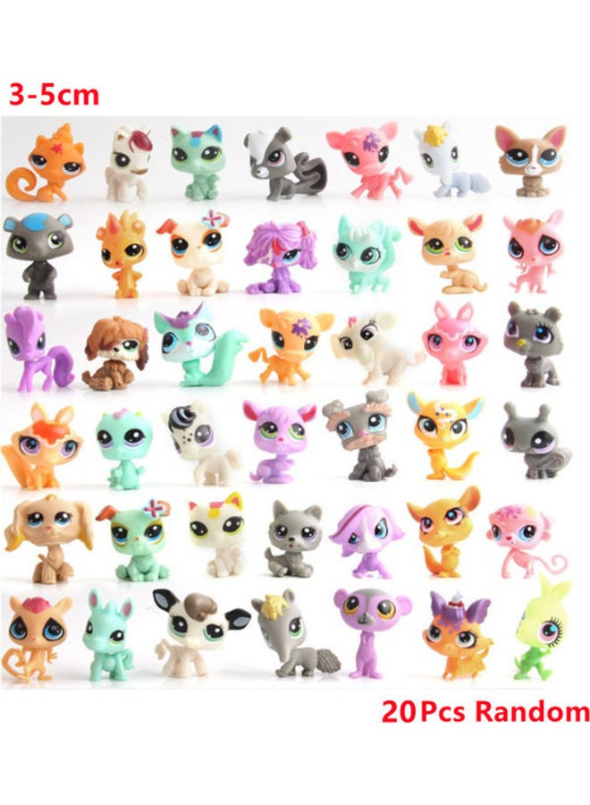 MissTiara 20-Piece Random Cute Anime Toy Figure Set 5x3cm  - Image 1
