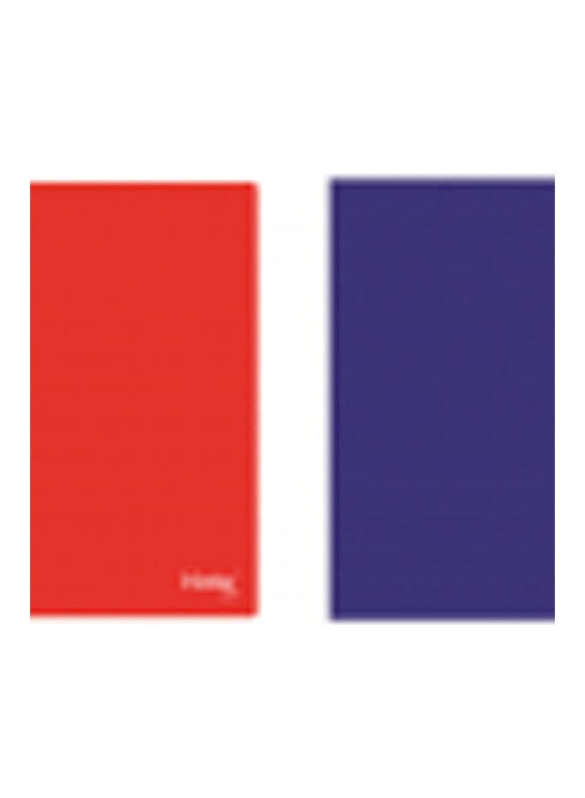Notte Plastic Cover Trend Notebook,100 Papers Blue 