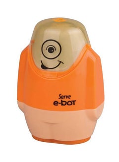 سيرف E-bot 2 in 1 Eraser and Sharpener Orange 
