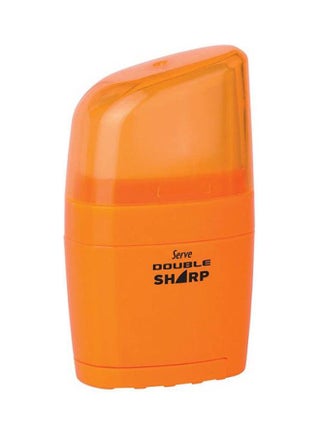 DOUBLE SHARP 2 in 1 Eraser and Sharpener LightOrange - v1634139019/N51350529A_1