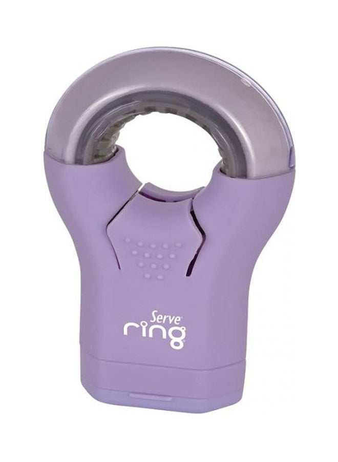 Serve - Ring 2 in 1 Eraser and Sharpener Purple - Image 1