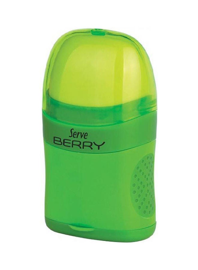 Serve BERRY 2 in 1 Eraser and Sharpener Green