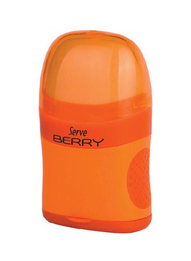 Serve BERRY 2 in 1 Eraser and Sharpener Orange