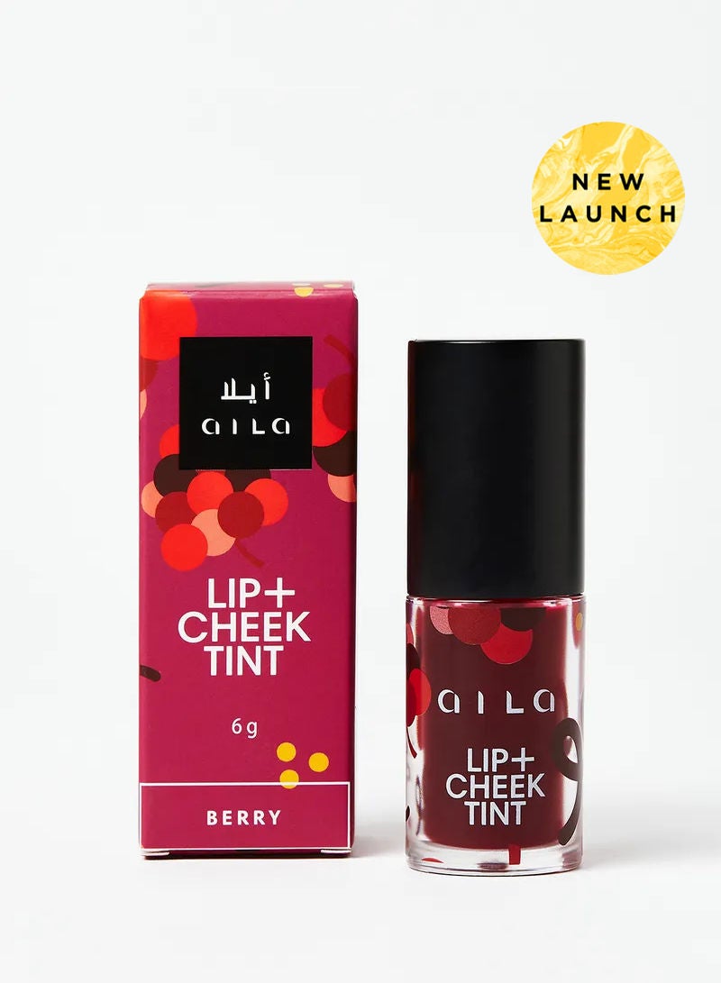 آيلا - تنت وملمع للشفاه والخدود ريسبيري أحمر وردي - Image 1