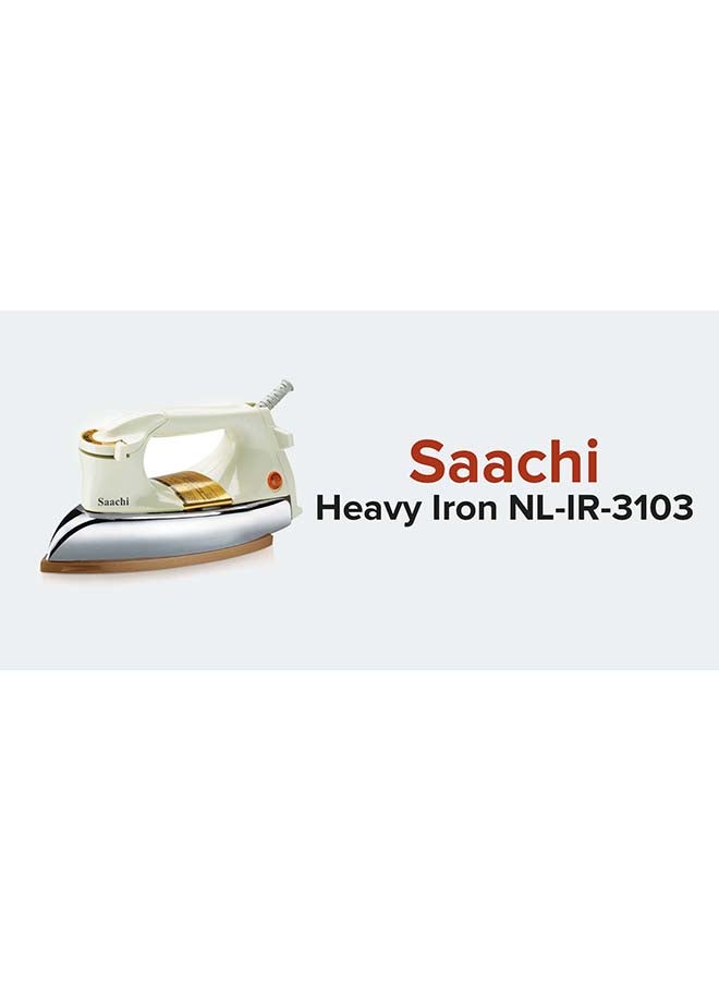 Heavy Iron With Ceramic Soleplate 2 kg 1200 W NL-IR-3103-GD White/Brown/Silver