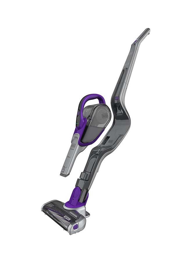 BLACK+DECKER - Stick Vacuum Cleaner with 2 in 1 Function and smart Floor and battery sensor technology 0.5 L 36 W SVJ520BFSP-GB Grey/Purple - Image 1