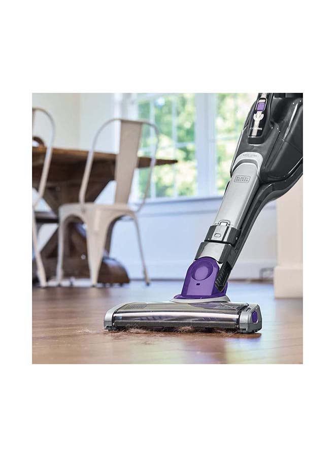 BLACK+DECKER - Stick Vacuum Cleaner with 2 in 1 Function and smart Floor and battery sensor technology 0.5 L 36 W SVJ520BFSP-GB Grey/Purple - Image 1