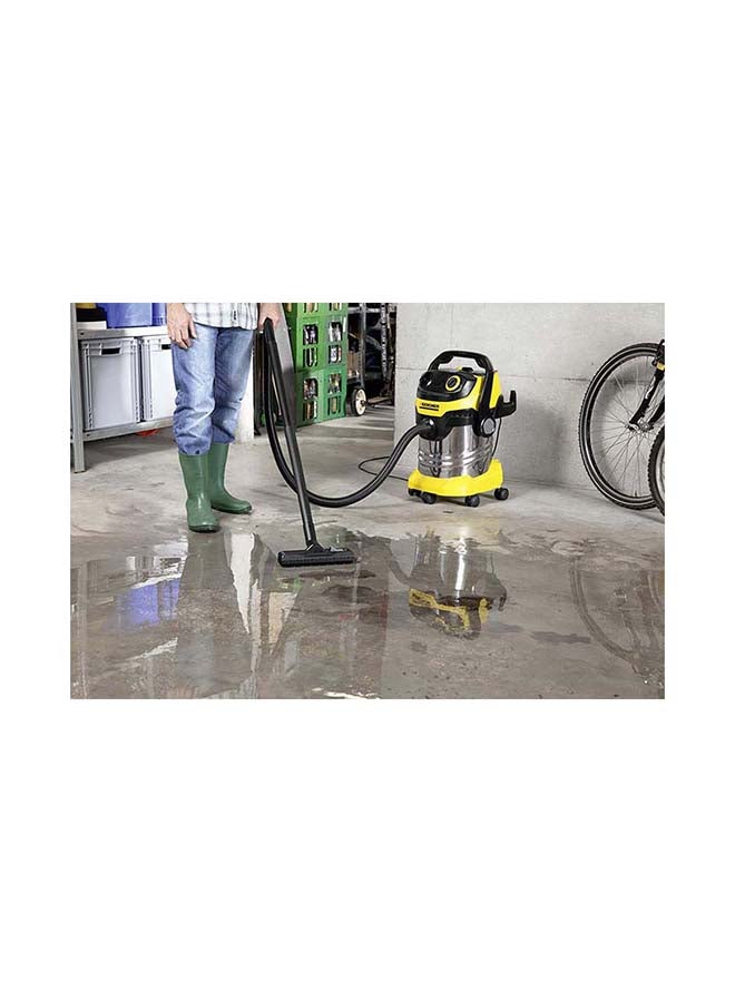 كارشر مكنسة WD 5 الكهربائية الفاخرة متعددة الاستخدامات 1100 W 13482350 أصفر/ أسود/ فضي - Image 3