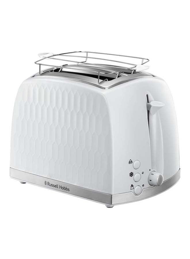 Honeycomb 2 Slice Toaster 850 W 26060 White - v1634189676/N48770191A_1