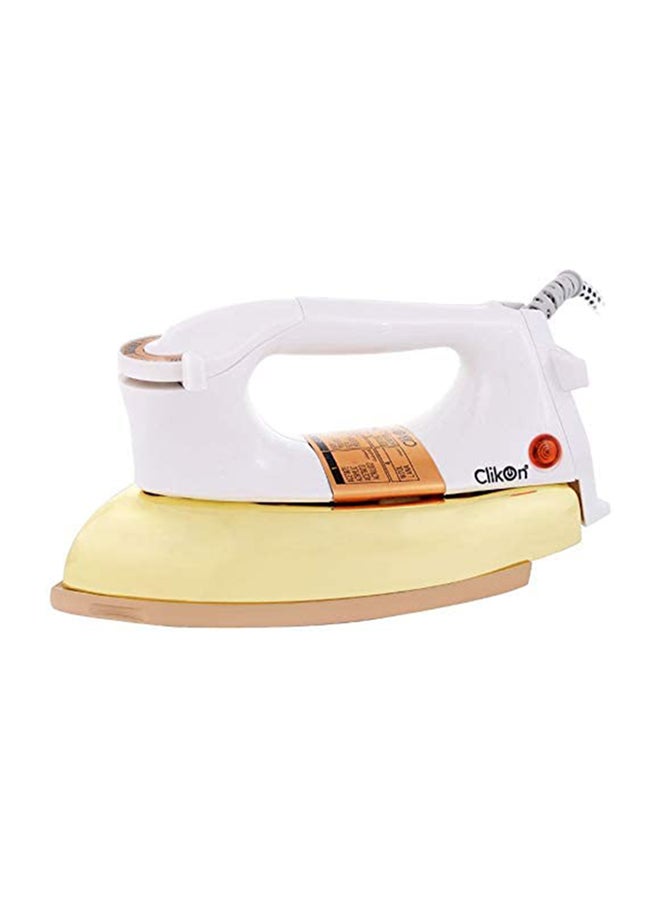 Clikon Heavy Dry Iron 1200.0 W CK2131 Golden/White - Image 2