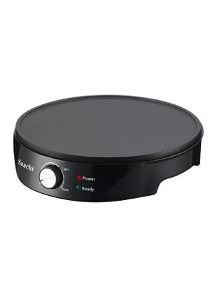Anjero / Crepe Maker with Adjustable Temperature Control, Accessories include Wooden Spreader Stick and Spatula 1000 W NL-CM-1863-BK Black - v1634197456/N51346455A_1