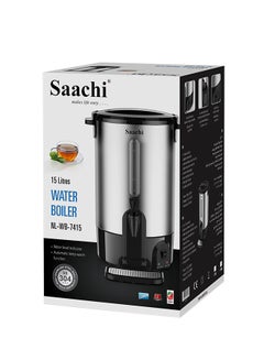 Saachi Water Boiler with Stainless Steel Body, Adjustable Temperature Control, Automatic Shut-Off and Non-Drip Dispensing Tap, 1920-2280W NL-WB-7415-ST Silver  - Image 3