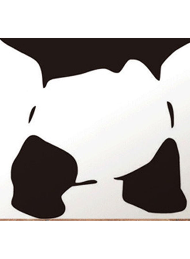 Double Gun Panda Funny Creative Wall Sticker Black 42x42cm - Image 3