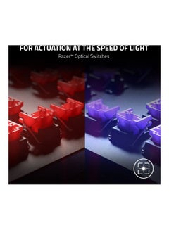 RAZER Huntsman V2 Tenkeyless Optical Gaming Keyboard - Clicky Optical Switches, Doubleshot PBT Keycaps, Sound Dampening Foam - Clicky Optical Switch (Purple) - US -  - Image 2