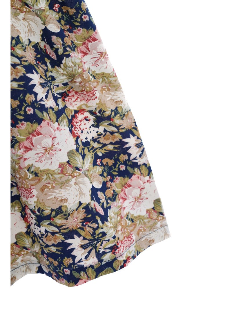 Aila Women's Casual Pinafore Print Mini Dress Multicolour - Image 5