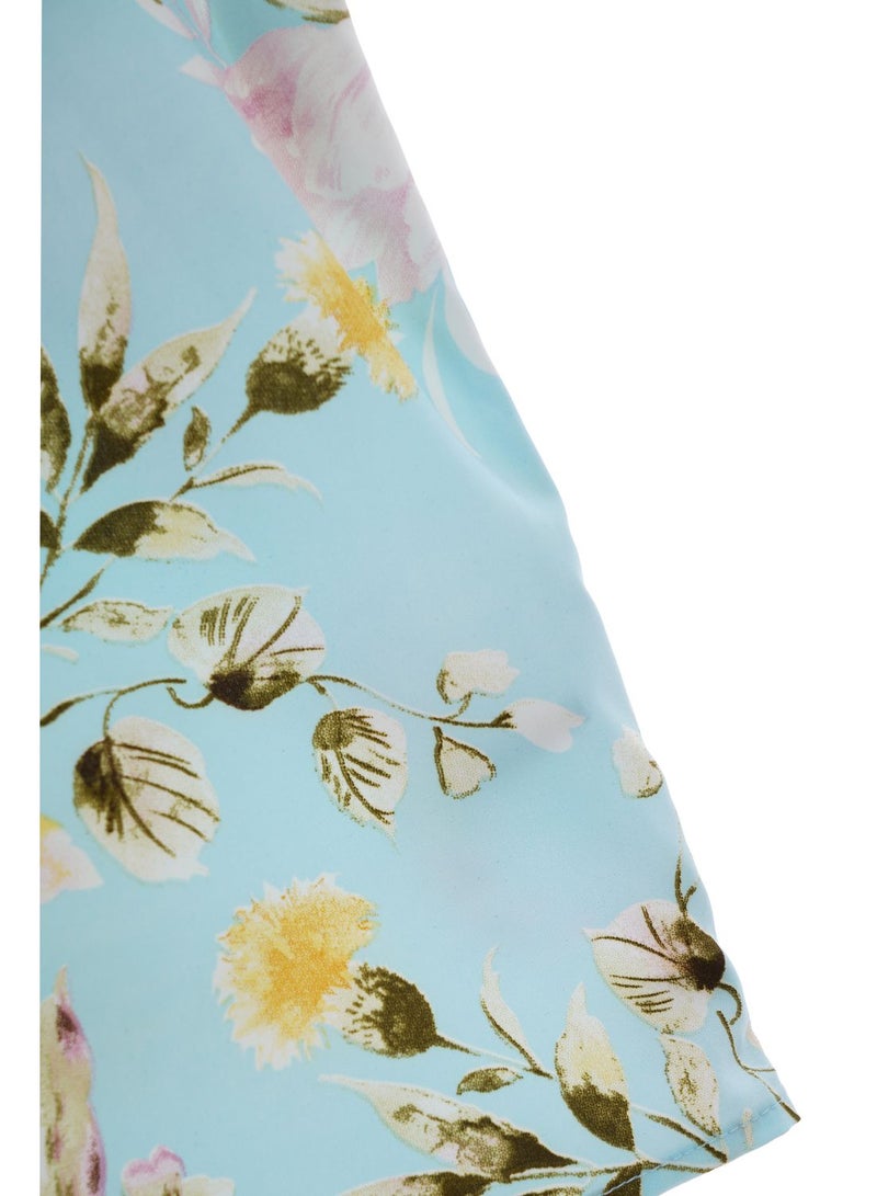 Aila - Print Dress With Slit Sleeve Multicolour - Image 1