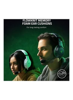 RAZER Kaira X Wired Headset for Xbox Series X|S, Xbox One, PC, Mac & Mobile Devices: Triforce 50mm Drivers - HyperClear Cardioid Mic - Flowknit Memory Foam Ear Cushions - On-Headset Controls - White  - Image 4