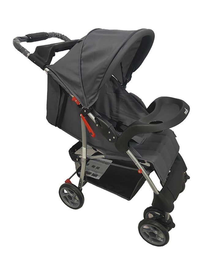Moon Easy  One Hand Fold Stroller With Multi-Postion Reclining Seat For Infant, 0 Months +, Dark Grey  - Image 1