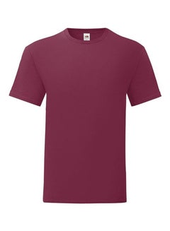 FRUIT OF THE LOOM Iconic 150 T-Shirt Purple  - Image 1
