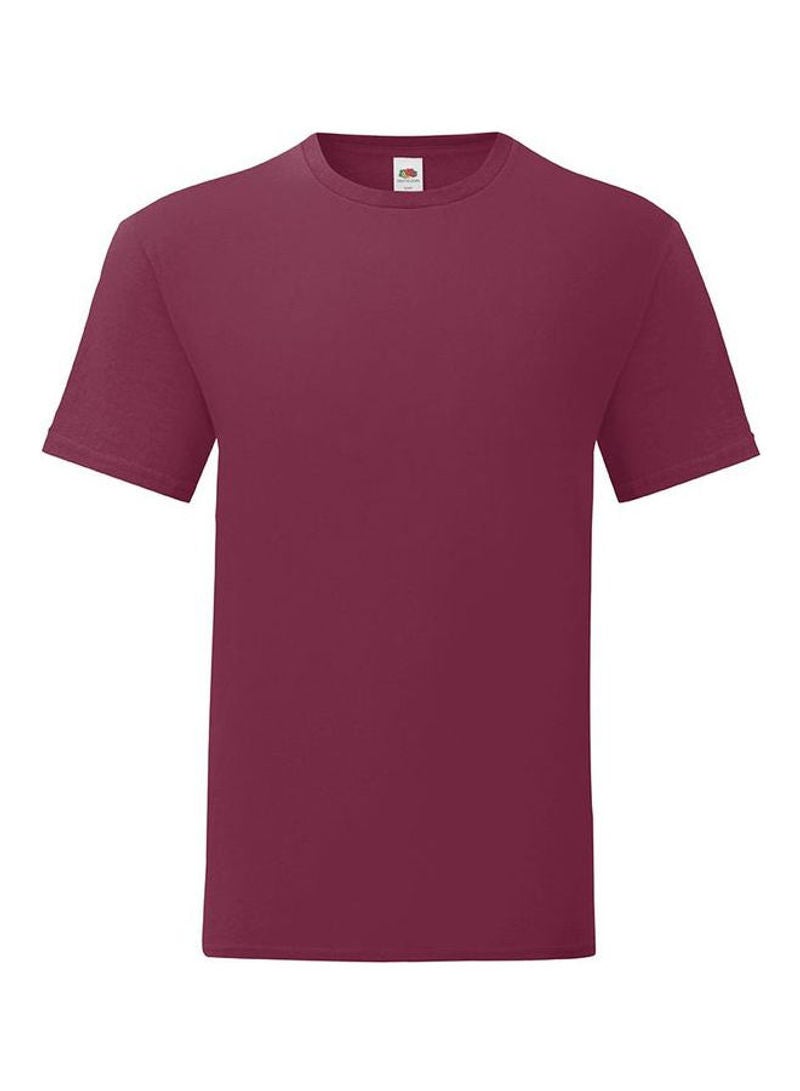 FRUIT OF THE LOOM Iconic 150 T-Shirt Purple - Image 1