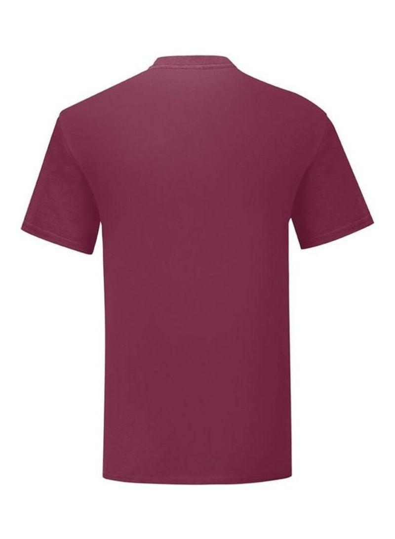 FRUIT OF THE LOOM Iconic 150 T-Shirt Purple - Image 2