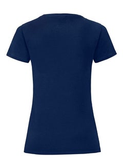 FRUIT OF THE LOOM Iconic 150 T-Shirt Navy Blue  - Image 2