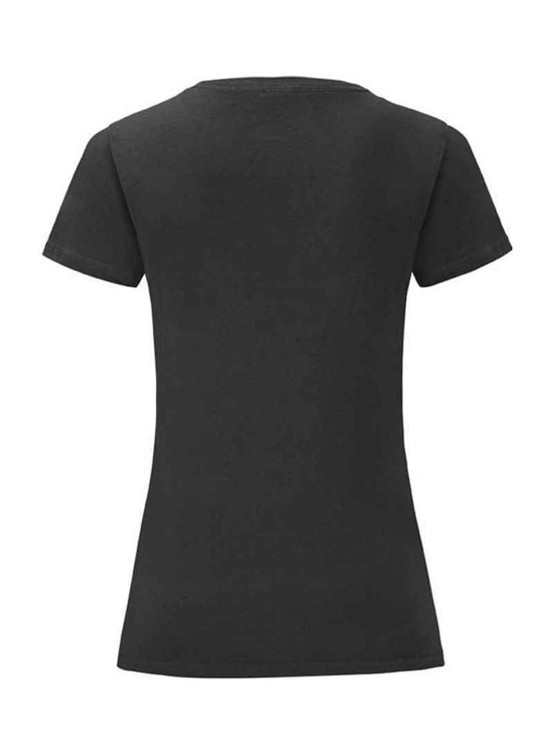 FRUIT OF THE LOOM Iconic 150 T-Shirt Black - Image 2
