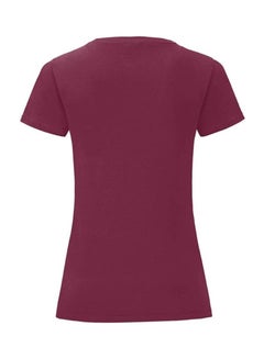 FRUIT OF THE LOOM Iconic 150 T-Shirt Purple  - Image 2