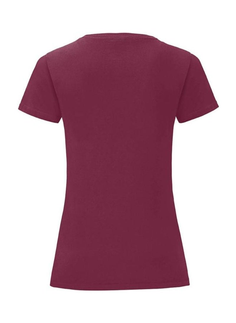 FRUIT OF THE LOOM Iconic 150 T-Shirt Purple - Image 2