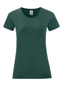 FRUIT OF THE LOOM Iconic 150 T-Shirt Forest Green  - Image 1