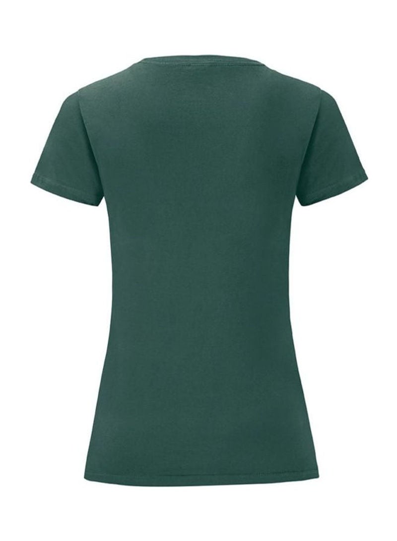 FRUIT OF THE LOOM Iconic 150 T-Shirt Forest Green - Image 2
