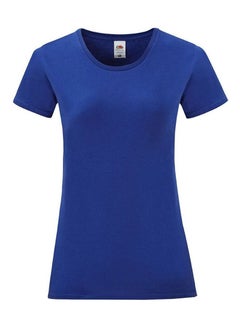 FRUIT OF THE LOOM Iconic 150 T-Shirt Cobalt Blue  - Image 1