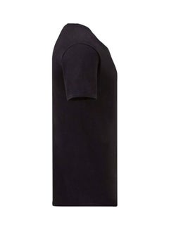 FRUIT OF THE LOOM Iconic 150 V-Neck T-Shirt Black  - Image 3