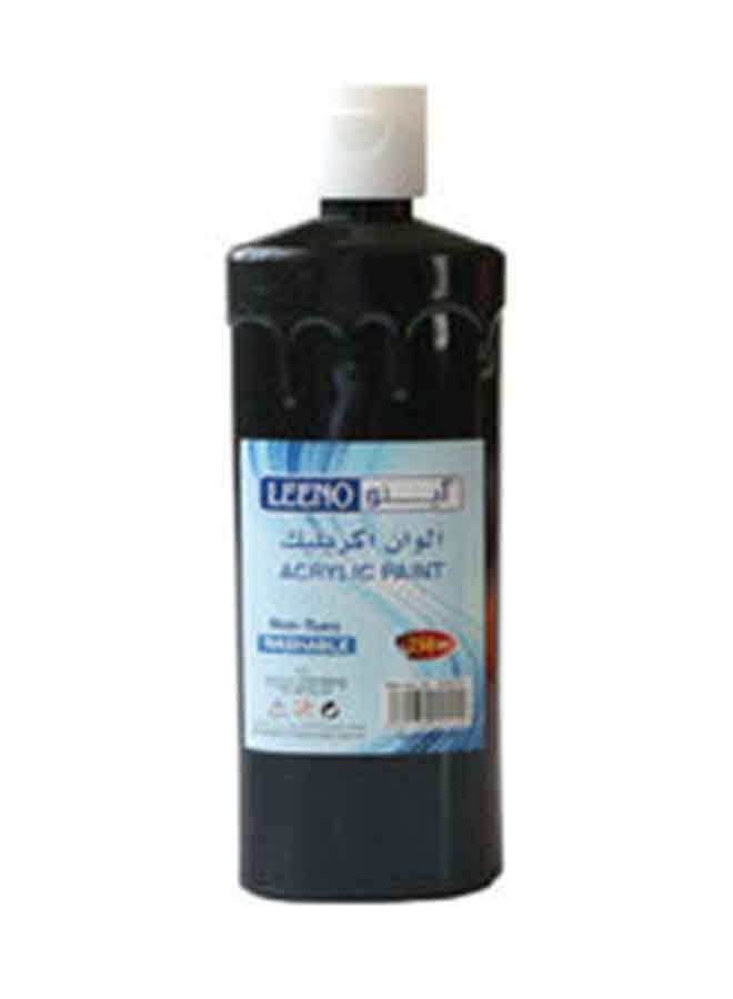 LEENO Acrylic Paint 250ml Black 