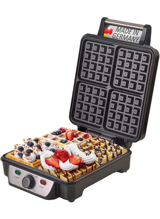 CAMRY - Germany waffle maker 4 large pieces 1500.0 kW 3025 black - Image 1