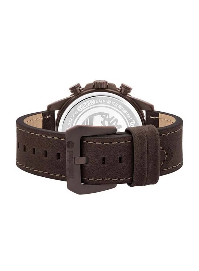 Timberland Leather Strap Analog Wrist Watch T TBL16003JYBN-12