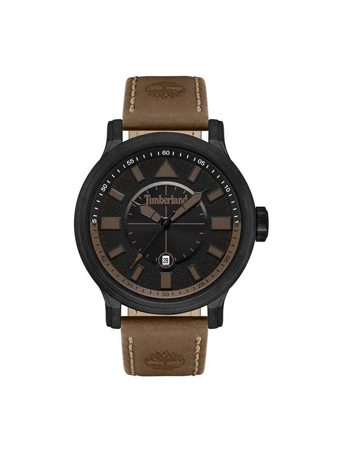 Timberland Leather Strap Analog Wrist Watch T TBL16006JYB-02