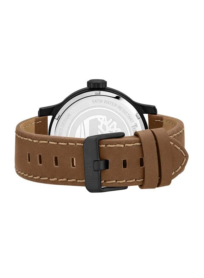 Timberland Leather Strap Analog Wrist Watch T TBL16006JYB-02